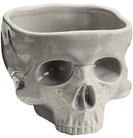 Generisch Schüssel Skull, Dekoration für Halloween und Karneval, Totenkopf Schale Süßes Saures