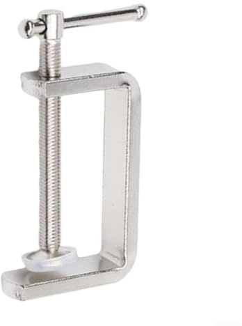 HavenlyCove 100mm Heavy Duty G-Clamp, Chrome Plated Steel, T-Bar | Heavy Duty G Clamp, Chrome Plated Screw, T-Bar Handle, 100mm Jaw Opening 50mm Throat, For Wood Metal Plastic Workshop Welding