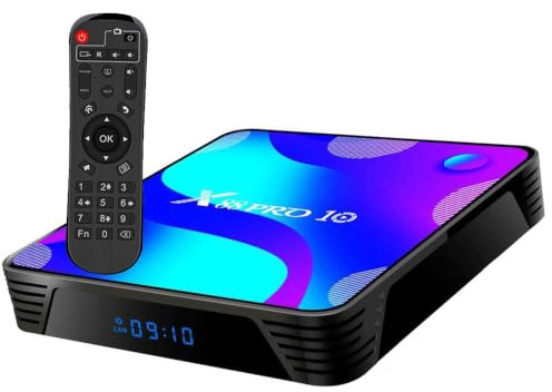 Tv Box X88 Pro10 4 Core Android 11 4K Wi Fi 2.4 5G Ram 4Gb Rom 32Gb
