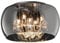 Trio Deckenleuchte Vapore Glas Chrom, Chrom, 40 cm