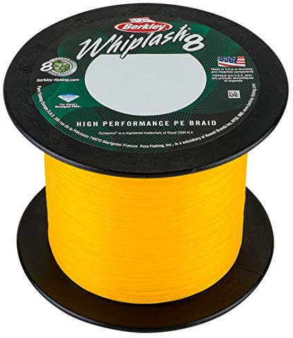BERKLEY Unisex – Adults Fishing lines, Yellow, 20.8 kg, 46 lb, 2000 m