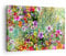 Bilder auf Leinwand blume sommer natur Leinwandbild mit Rahmen 70x50cm Wandbilder Dekoration Wohnzimmer Schlafzimmer Küche Deko Klein Wanddeko Bild Wand Kunstdruck Art Wall Decor Canvas AA70x50-3842