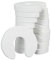 Relaxdays Tür Klemmschutz im 10er Set, für Schublade, Türstopper für Babys & Kinder, Schaumstoff, HBT 2 x 9 x 10,5, weiß