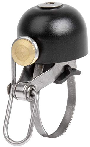 M-Wave Unisex – Erwachsene Mini-Glocke Bella C-Yell Kupfer, Ø 30mm (1 Stück), schwarz, Ø 30 mm