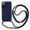2ndSpring Handykette Schutzhülle kompatibel mit Samsung Galaxy S20 FE /S20 Fan Edition/S20 Lite Handyhülle mit Band,Halsband Lanyard Silikonhülle,Soft Silikon Blau