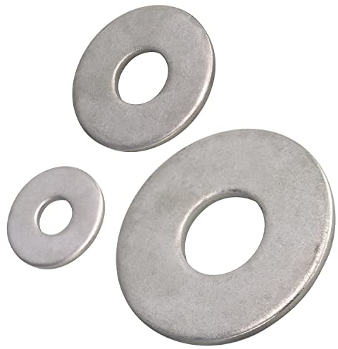Große Unterlegscheiben M7 Edelstahl A2 V2A (40 Stück) DIN 9021 U-Scheiben Karosseriescheiben OPIOL QUALITY®