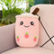 EXQULEG Bubble Tea Plüschtier Boba Kuscheltier Plüschpuppen Weiche Kuscheltier Tee Weiche Puppe Teetasse Kissen Kinderspielzeug (Rosa-Runde Augen,50cm)
