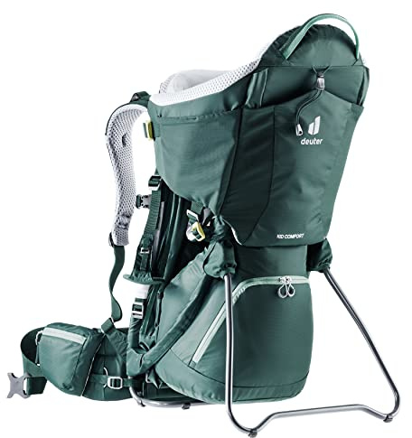 Deuter Kid Comfort Porte-bébé et sac à dos pour les voyages et la randonnée avec les tout-petits - Forêt