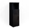 Vicco Midischrank Irma, Badmöbel, Anthrazit Hochglanz, 30 x 95 cm