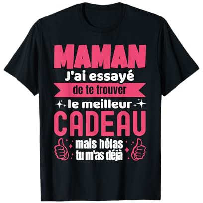 Fete Des Meres Tshirt Maman Idee Fete Des Mere Personnalisé T-Shirt