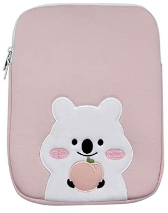 RARITYUS 22,9-27,9 cm Plüschbär Laptop Sleeve Tasche iPad Schutzhülle Tablet Cover Notebook Aufbewahrungstasche für Frauen Mädchen