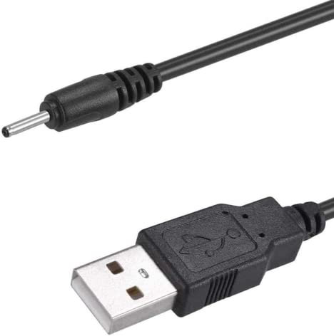 RUITEXUN USB to DC 2.0mm Cable 1m/3.3ft, USB Type A Male to DC 2.0mm x 0.6mm 5V DC Barrel Jack Power Adapter Connector Charging Cable