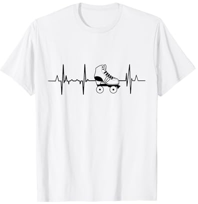 Ich liebe Rollschuhe Rollerskates Rollschuhfahrer T-Shirt