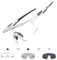 KAPVOE Selbsttönend Fahrradbrille Photochromatische UV400 Schutz Klar Sportsonnenbrille für Herren Damen Sport Radfahren MTB Radbrille Sportbrille Fahren Baseball Laufen Angeln Golf klar 06
