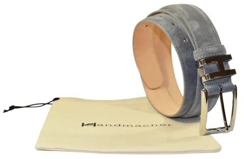 Handmacher Ledergürtel Velours Leder