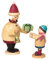 Drechslerei Kuhnert - Rauchmann/Räucherfigur aus Holz - Max als Weihnachtsmann mit Mäxchen - 16 cm Höhe - Made in Germany