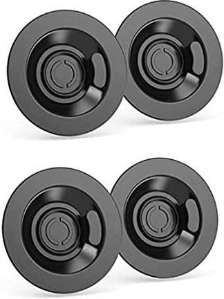 Lubrol 4 STÜCKE Espresso Reinigung Scheibe Blind Geeignet für 9 Series Espresso Maschinen,58-Mm Reinigung Scheiben RüCkspüLung Tabletten