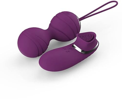 Couple 𝓶înî 𝖮è𝗎f Vîbrant 𝖲ans 𝖥il Telěcommãnde Vîb-rộmãssěūr an-ãlě et Clî-tôrîdiěn Vîbrãńt Femme a Distance Portable avec sans Fil,Mãssěūr Femmes Clîtôrî-diěn et Pôîńt Ġ Púîssãnt Silicone