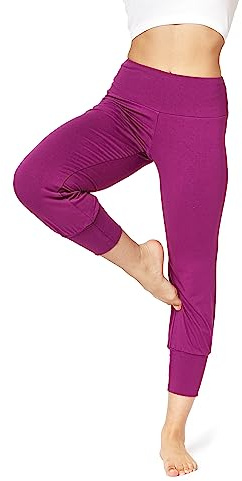 Bellivalini Pantaloni Yoga Donna Comodi 3/4 Pantaloni Estivi Donna Capri Leggeri Estivi BLV50-283