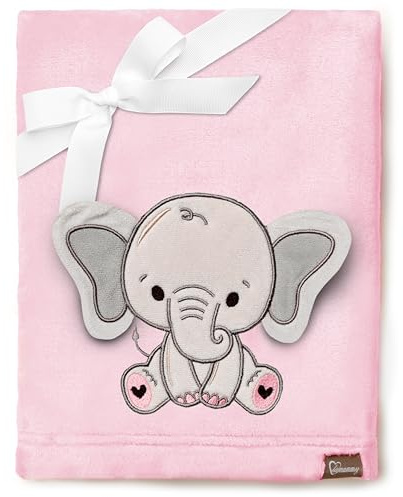 Be Mammy Warm Children Baby Cosy Blanket Baby Gift BE20-168 (Powder Pink - Elephant)