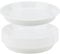 HAKZEON Lot de 10 soucoupes rondes en plastique de 30 cm pour pot de fleurs - Pour intérieur et extérieur - Blanc