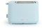 CREATE/TOAST STUDIO/Toaster Pastellblau / 6 Leistungsstufen, Krümelschublade, Thermostat, Auftauen, Aufwärmen, 2 breite Scheibenschlitze, 750W