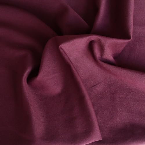 TOLKO 50cm Baumwoll-Jersey Stoff für Shirt, Kleid, Rock | Weich, Blickdicht, Knitterarm, Elastisch | 150cm Breit Baumwollstoff Meterware Zum Nähen
