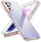 ivoler Anti-Jaunissement HD Clair Coque pour Samsung Galaxy S21+ 5G / S21 Plus 5G avec 2 Pièces Verre Trempé, [Protection Militaire] Transparente Étui de Protection Antichoc Mince Bumper Housse
