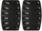 Zenker 9926250 Lot de 2 moules à madeleines, plaque à madeleines, moule pour madeleines salées et sucrées, 2 plaques à madeleines, 2 moules madeleines, Acier inoxydable, Noir, 26 x 39 x 1 cm