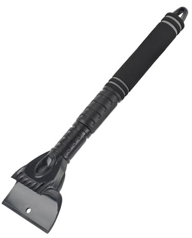 Einziehbarer Eiskratzer Bis zu 55cm Länger Langlebiger KratzerDoppelseitiges Design mit Rutschfestem Komfortgriff Scheibenkratzer Auto Eiskratzer Schnee und Eis abkratzen um Schmutz zu Entfernen