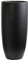 Olly & Rose Pot de fleurs haut en fibre noir mat 65 cm de hauteur 30 cm de diamètre