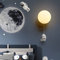 SSNCcNC Wandlampe Innen Astronaut Mond Wandleuchte 3d Drucken Kinder Schlafzimmer Nachtlicht Dekorieren Wandbeleuchtung für Jungen Mädchen Kinderzimmer Wohnzimmer Esszimmer Wissenschaftsmuseum E27