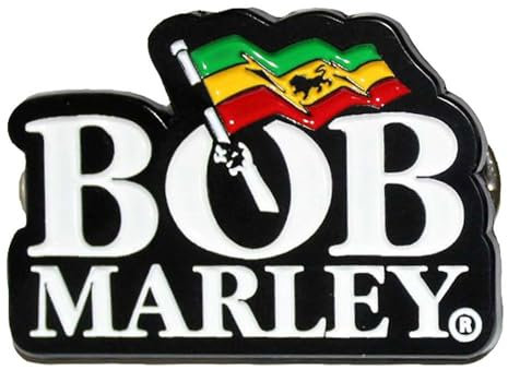 Bob Marley Logo Pin Badge One Size