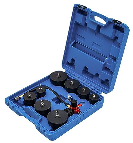 9 Stck Turbolader Ladeluft System Adapter Satz 60-90mm Ladeluftkühler Turbolader Adapter Abdrücken Abdrück Werkzeug Tester Kit für Turbosysteme PKW, LKW und Kühlsystemschläuchen (2,36-3,94in)