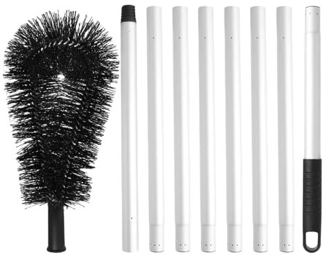 Gutter Cleaning Brush - Roof Leaves Brush, Space Saving Cleaner Brush | Space Saving Efficient Cleaning Brush Roof - Portable Cleaner Brush, User Friendly Cleaning Tool for Leaves Debris