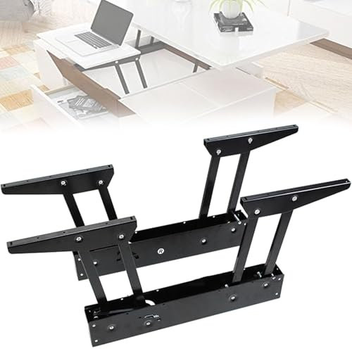 JOSBY Mesa de Centro Plegable elevable, hidráulica de Gas y Resorte, Soporte de bisagra para Estante, Accesorios de Hardware para Muebles, bisagras de gabinete, para Mesa de Centro, Bricolaje
