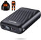GOTOBI Batería externa de 18400 mAh para chaleco térmico, batería de 12 V/5 V con pantalla LED y salida DC/USB/Type-C para chaquetas, chalecos y sudaderas con capucha