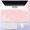 FANSU Stile Giapponese Tappetino Mouse, Tappetino Mouse XXL/XL/L, Tappetino Mouse Gaming con Base Gomma Antiscivolo e Bordi Cuciti, Mouse Pad per Ufficio e Casa (Rosa,600x300mm)