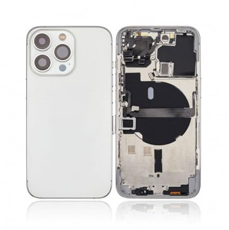 Globalstock Châssis arrière Complet pour iPhone 13 Pro Max Blanc
