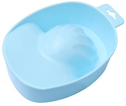 Cuenco para Remojar las Manos Azul de Plástico, Capa Única