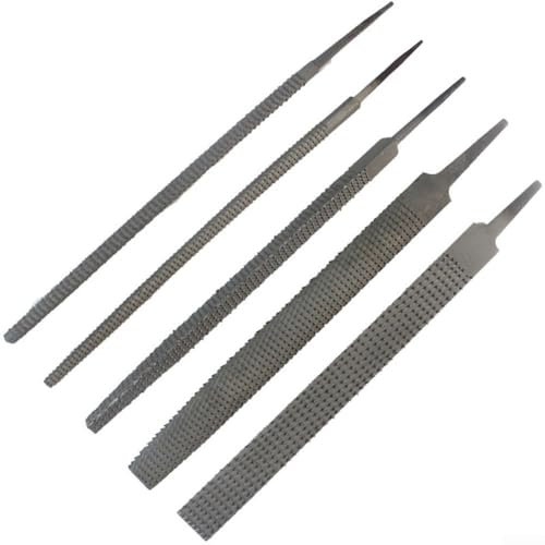 5-teiliges All-in-One-Holzbearbeitungs-Feilen-Set, geeignet zum Schleifen von Ecken und unebenen Oberflächen