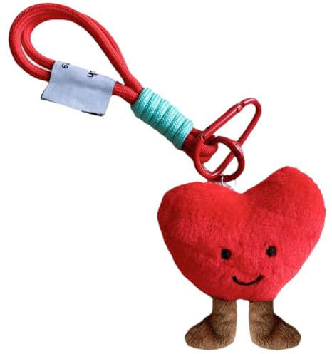 DEZP bag charms schlüsselanhänger plüsch Schlüsselanhänger Bag Charms Plush Keychain Taschen Anhänger Kinder Geschenk Tasche Dekoration Tolle Geschenk Idee（Liebe）