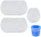 19 Pcs 1 Gallon Paint Strainer, Paint Bucket, with Elastic Top Opening White Regular Fine Mesh Filters Bag for Paint, for Liquid Filtering and Home Brewing, Paint Gardening