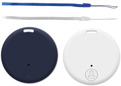 Localisateur de Clés avec Alarme, Tracker GPS Bluetooth pour Objets, Enfants et Animaux de Compagnie - Compatible iOS & Android - Smarttag pour Sacs, Vélos et Plus