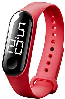 Armbanduhr Fitnessuhr Sportuhr -Elektronik- Moduhren Sensoruhren Damenuhren Männer sportliche leuchtende Herren Digital Armbanduhr New Trend (G, One Size)