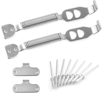 Hoite 1 paio di perni per cofano motore, a molla, per auto sportive da corsa, chiusura a scatto per cofano, kit di bloccaggio per cofano, clip per pannello di messa a punto, in alluminio
