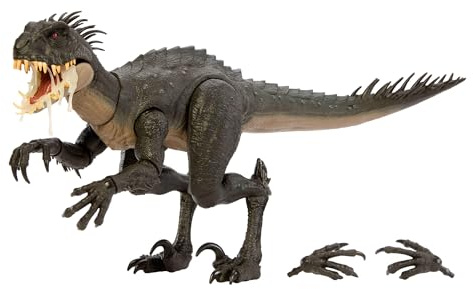 Mattel Jurassic World Hammond Collection Scorpios Rex Action-Figur | Bewegliche große Figur mit Sammler-Details, Extra-Kiefer & Klauen, JKG97