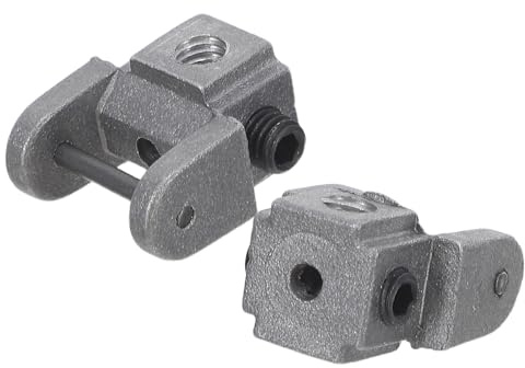HOMOCONO Morsetto Design Ergonomico per Lama Seghetto Alternativo 2 Pezzi in Metallo Argento e Compatibilità per Progetti Fai da Te e Lavorazioni Metalliche