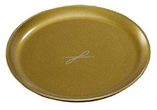 Kerzenteller, Dekoteller Rund Gold 10 cm