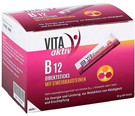 Vita Aktiv B12 Direktsticks mit Eiweißbausteinen